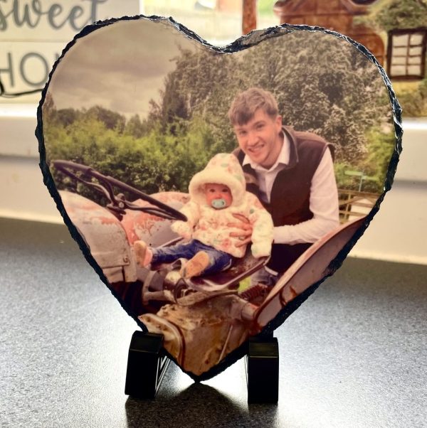 Heart Rock Slate- Small