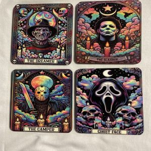 IMG_3843 Horror MDF Coaster