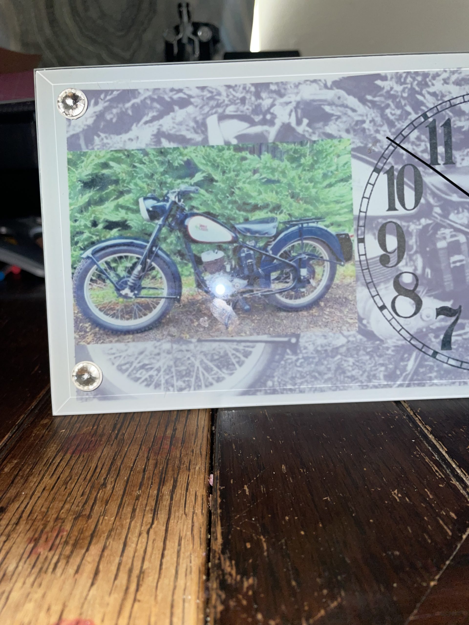 Glass rectangle clock - Image 6