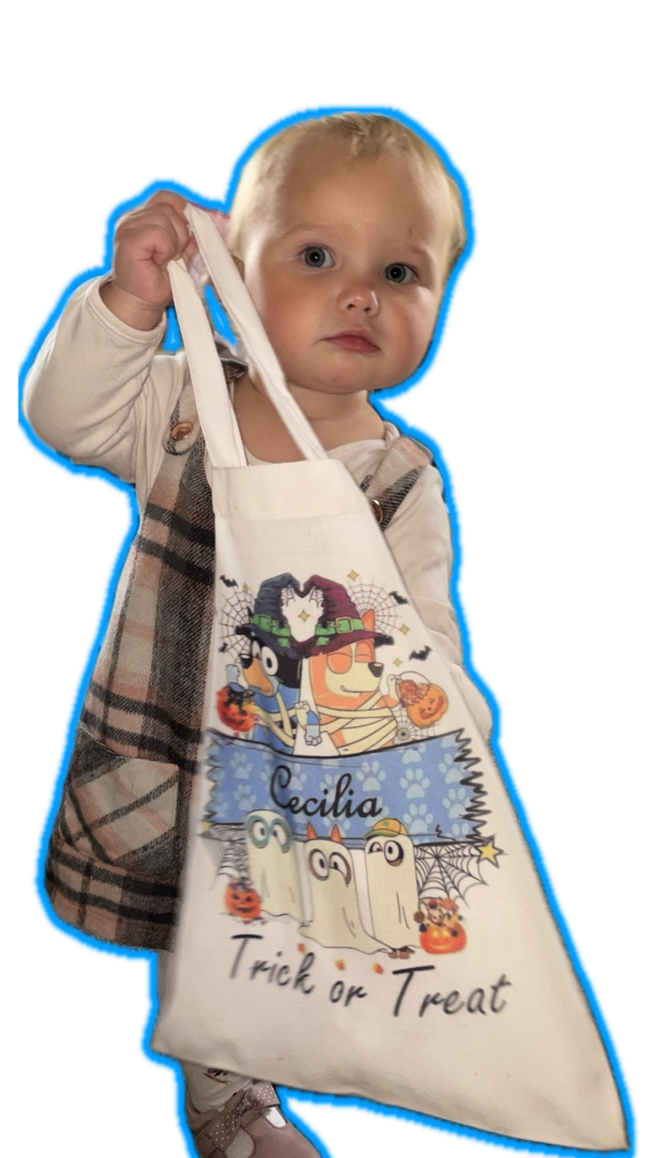 Custom kids trick or treat bags