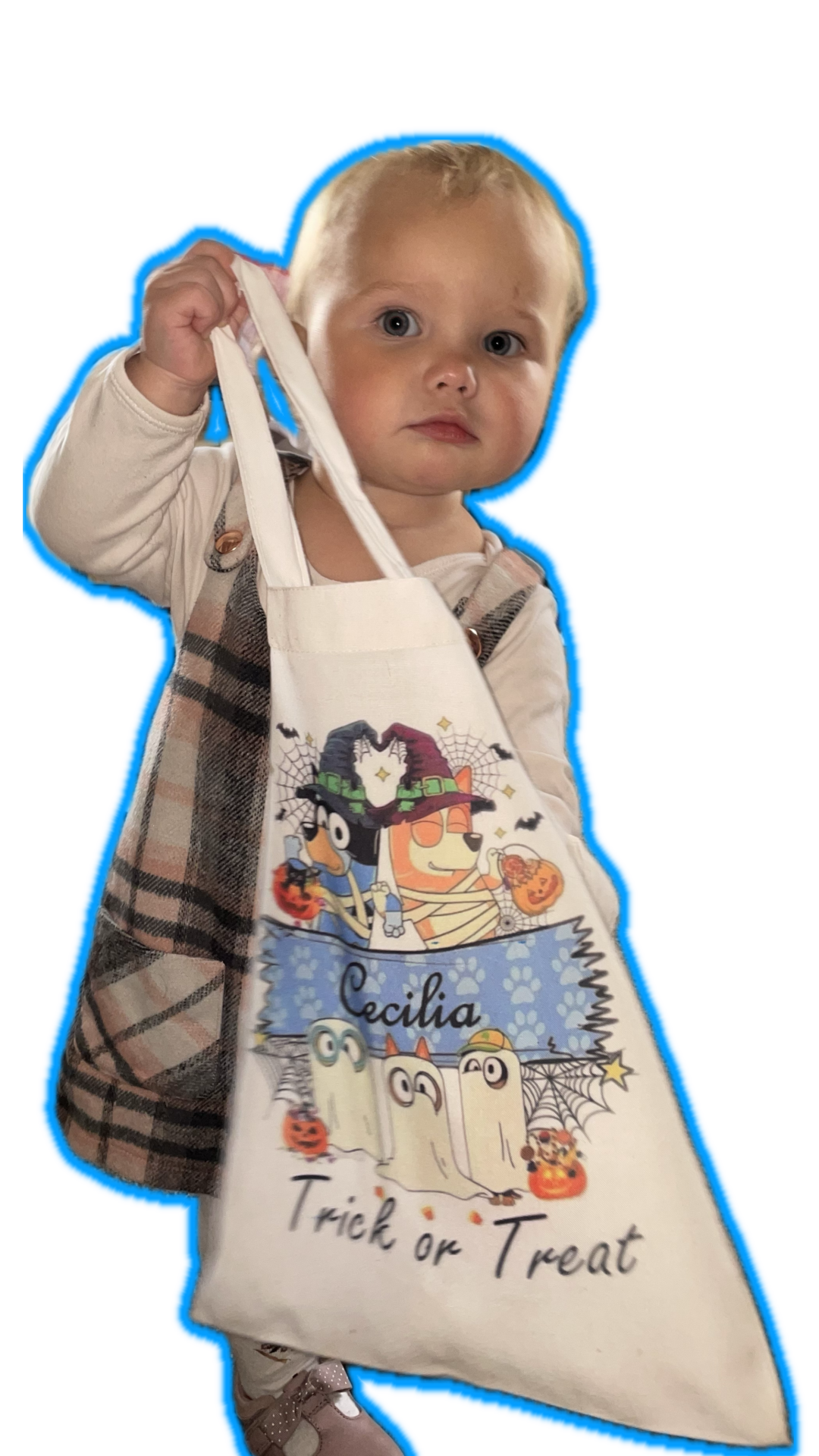 Custom kids trick or treat bags